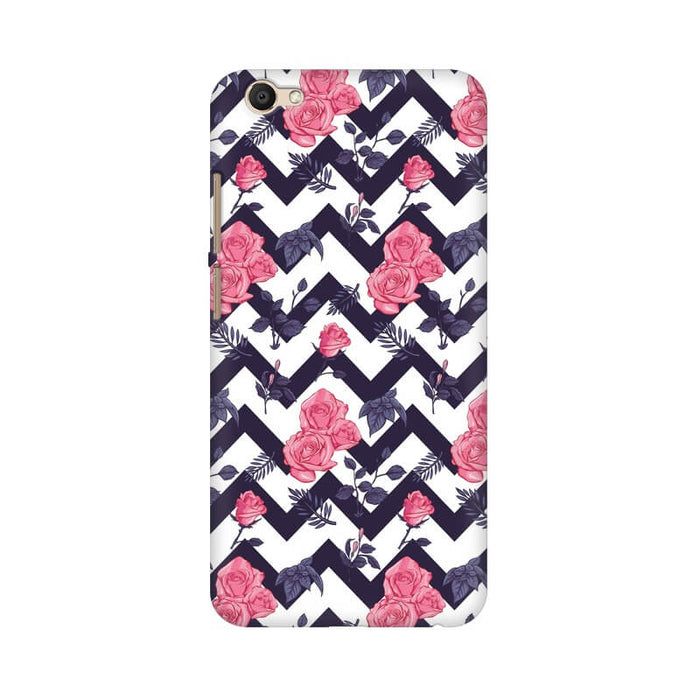 Zigzag Abstract Designer Pattern Vivo V5 Cover - The Squeaky Store