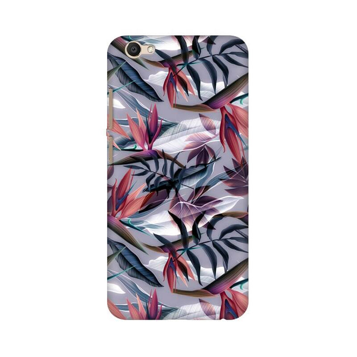 Leafy Abstract Designer Pattern Vivo V5 Cover - The Squeaky Store