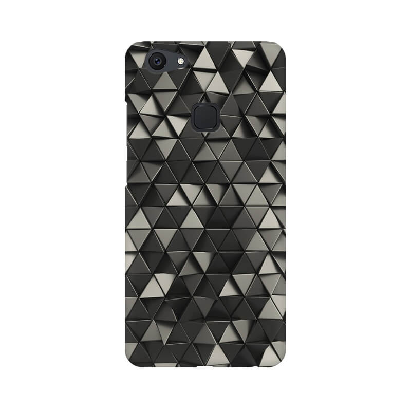 Triangular Abstract Designer Pattern Vivo V7 Plus Cover - The Squeaky Store