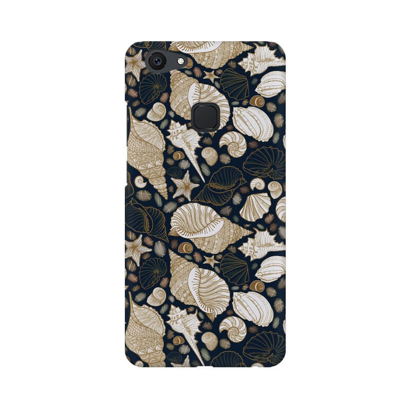 Shells Abstract Designer Pattern Vivo V7 Plus Cover - The Squeaky Store