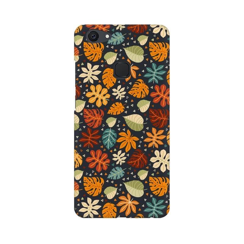Leafy Abstract Designer Pattern Vivo V7 Plus Cover - The Squeaky Store