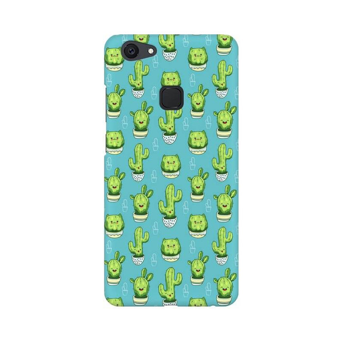 Cactus Abstract Designer Pattern Vivo V7 Plus Cover - The Squeaky Store