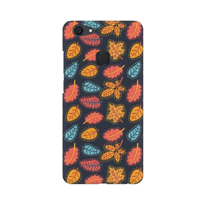 Leafy Abstract Designer Pattern Vivo V7 Plus Cover - The Squeaky Store