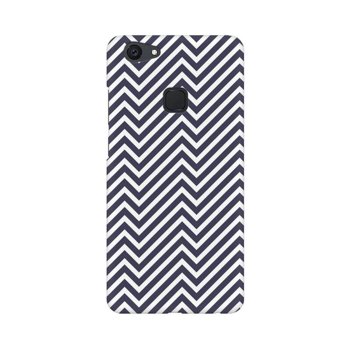 Zigzag Abstract Designer Pattern Vivo V7 Cover - The Squeaky Store
