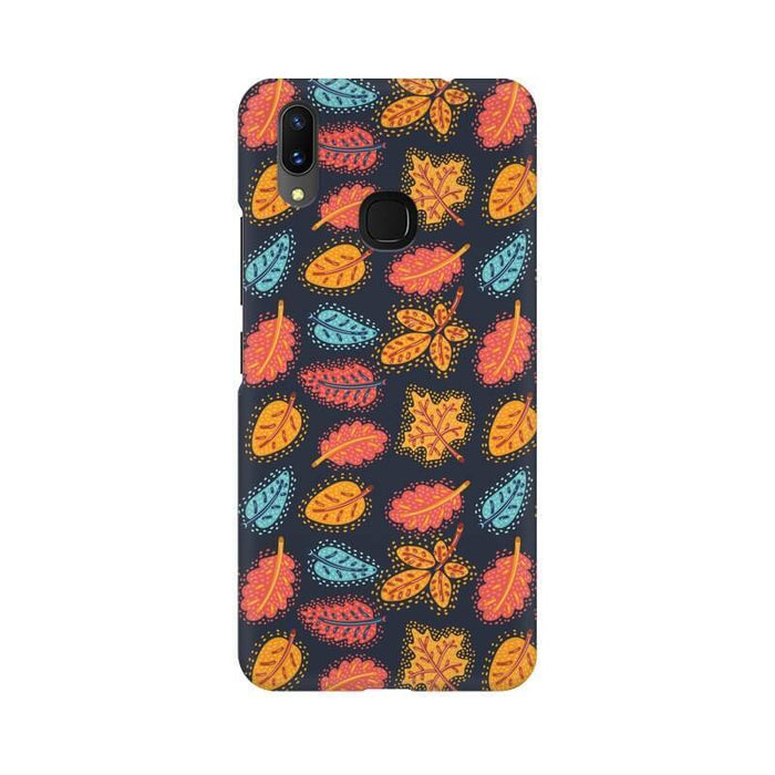 Colorful Leaves Pattern Vivo V9 Cover - The Squeaky Store