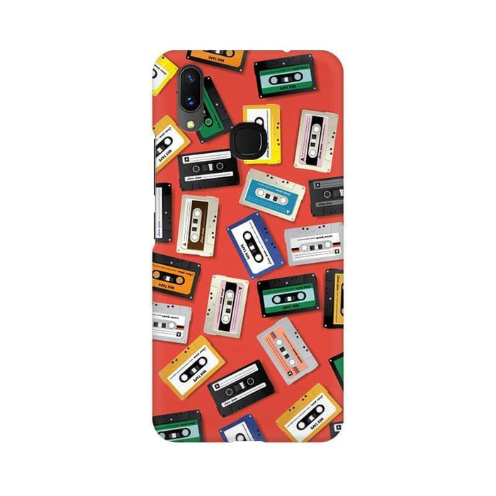Retro Cassette Designer Abstract Pattern Vivo V11 Cover - The Squeaky Store