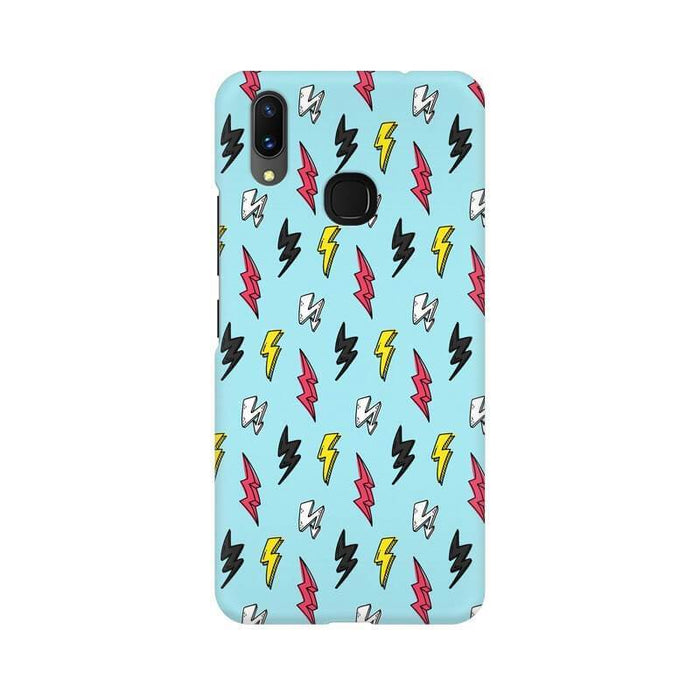 Colorful Thunder Designer Abstract Pattern Vivo V9 Cover - The Squeaky Store
