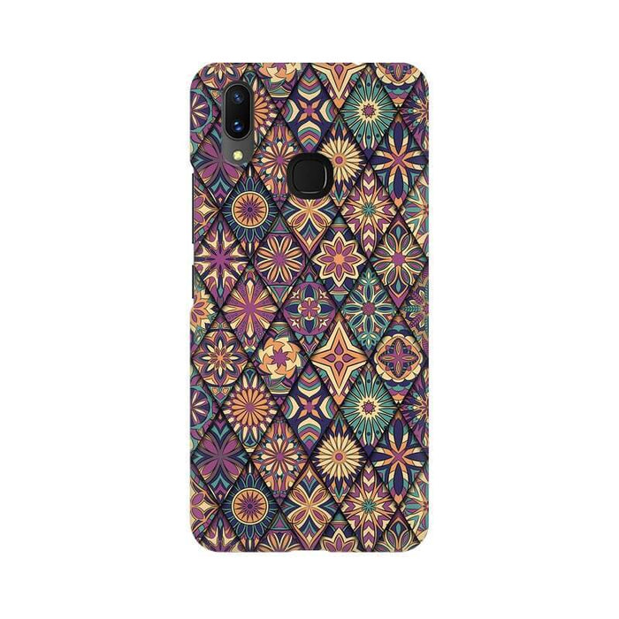 Triangular Designer Abstract Pattern Vivo V9 Cover - The Squeaky Store