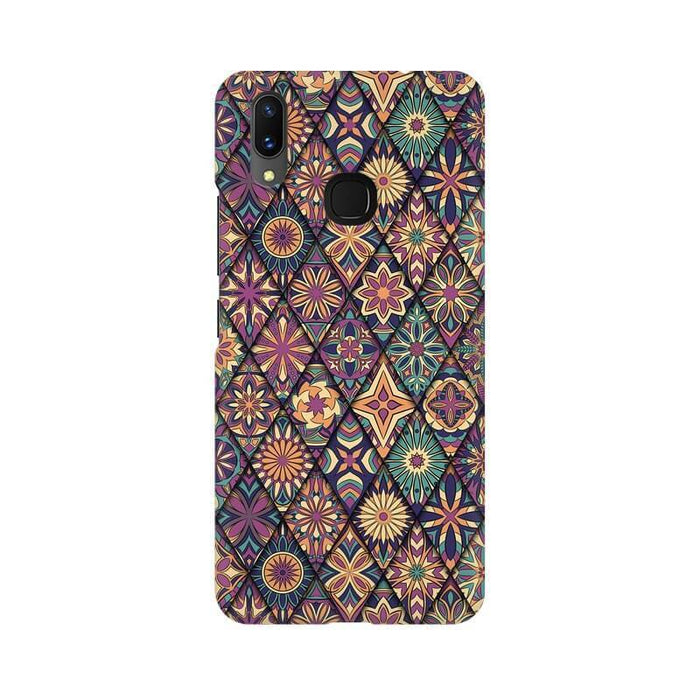 Triangular Designer Abstract Pattern Vivo V11 Cover - The Squeaky Store