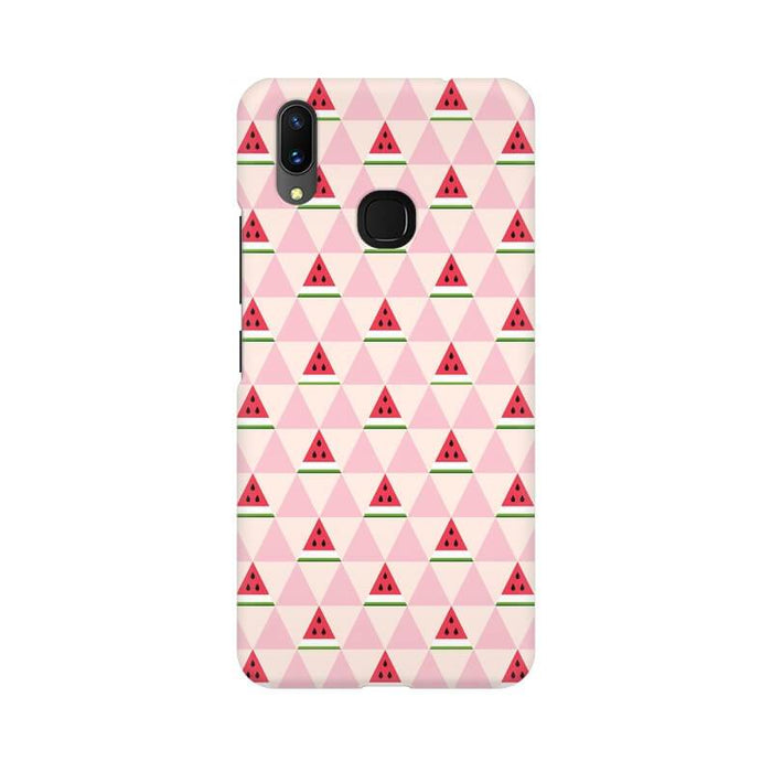 Triangular Watermelon Abstract Pattern Vivo Y91 Cover - The Squeaky Store