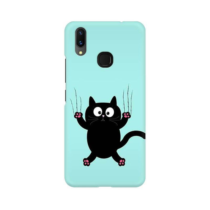 Cat Scratching Abstract Illustration Vivo Y83 Pro Cover - The Squeaky Store