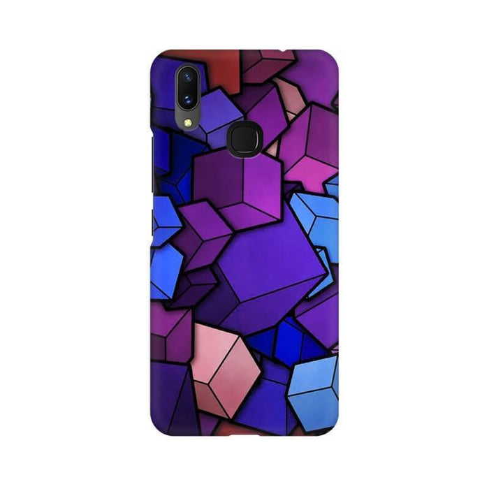 Cube Pattern Abstract Illustration Vivo Y83 Pro Cover - The Squeaky Store