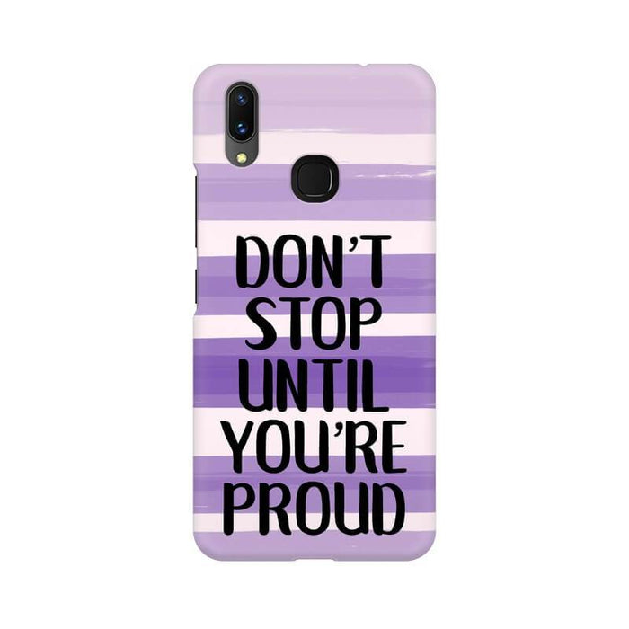 Be Proud Quote Designer Illustration Vivo X21 Cover - The Squeaky Store