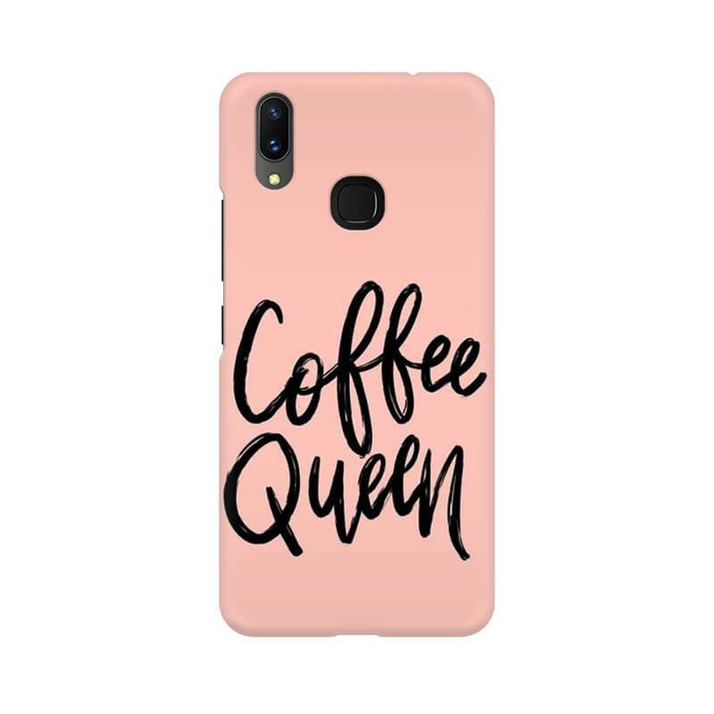 Coffee Queen Quote Designer Vivo V11 Cover - The Squeaky Store