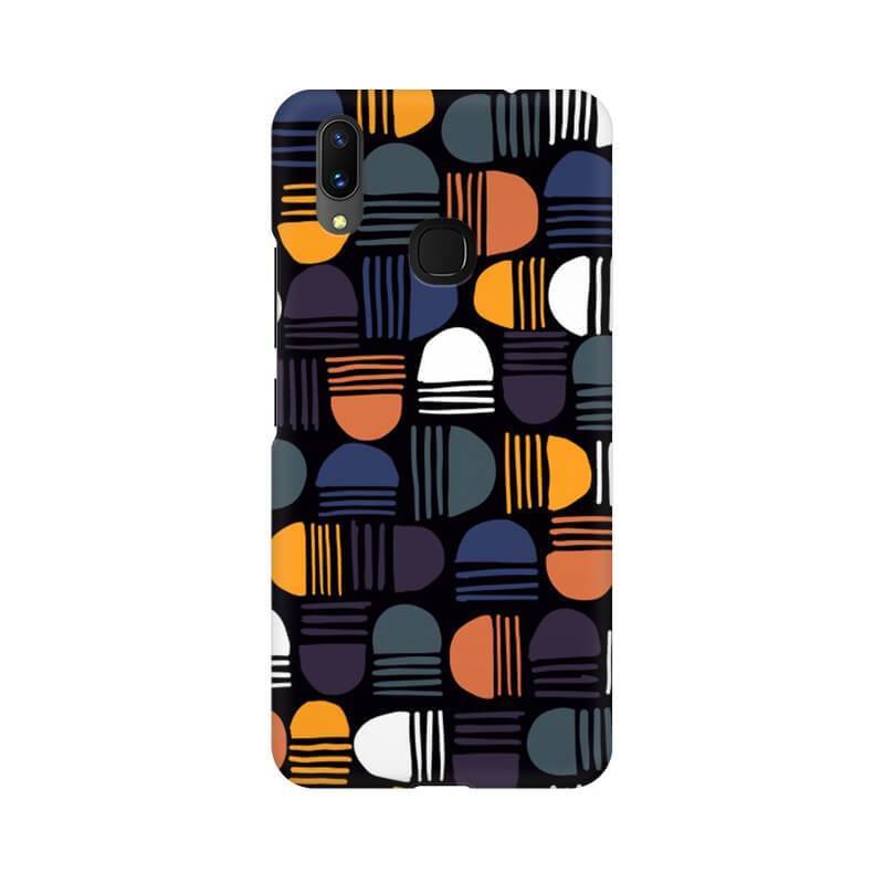 Abstract Geometric Lines Pattern Designer Vivo V11 Cover - The Squeaky Store