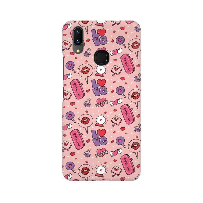 Cute Kitten Designer Abstract Pattern Vivo V11 Cover - The Squeaky Store