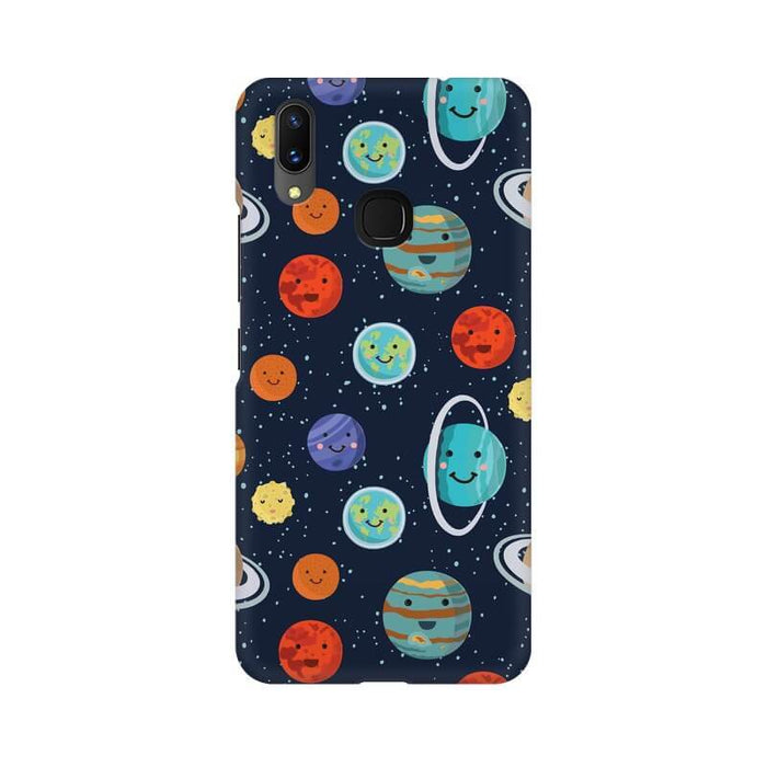 Cute Planets Pattern Vivo Y91 Cover - The Squeaky Store