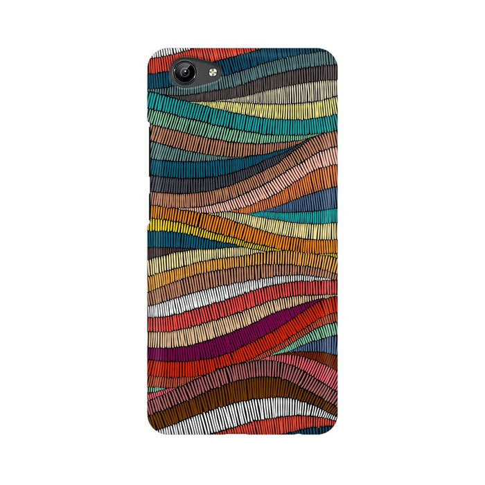 Colorful Abstract Wavy Pattern Vivo Y71 Cover - The Squeaky Store