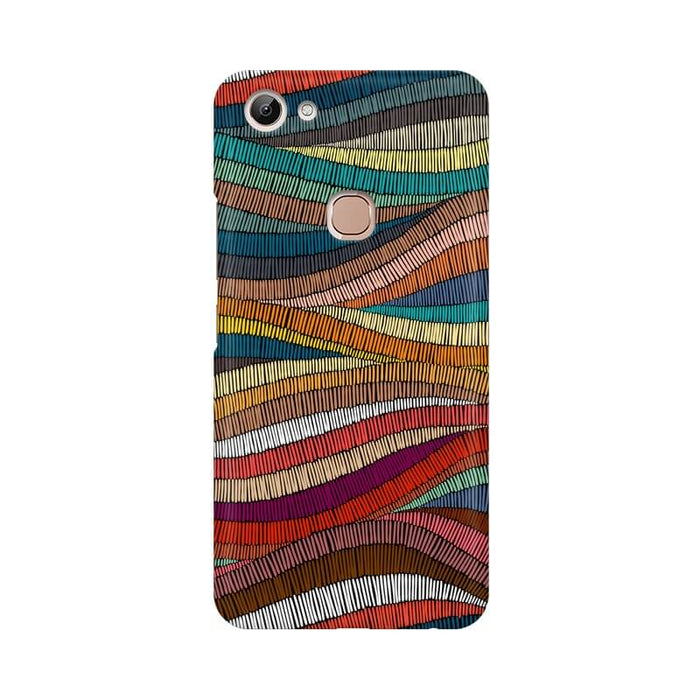 Colorful Abstract Wavy Pattern Vivo Y83 Cover - The Squeaky Store
