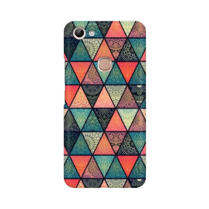 Triangular Colourful Pattern Vivo Y83 Cover - The Squeaky Store