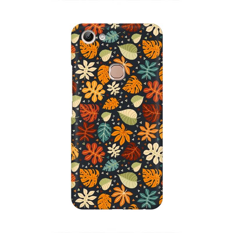 Leafy Abstract Designer Pattern Vivo Y83 Cover - The Squeaky Store