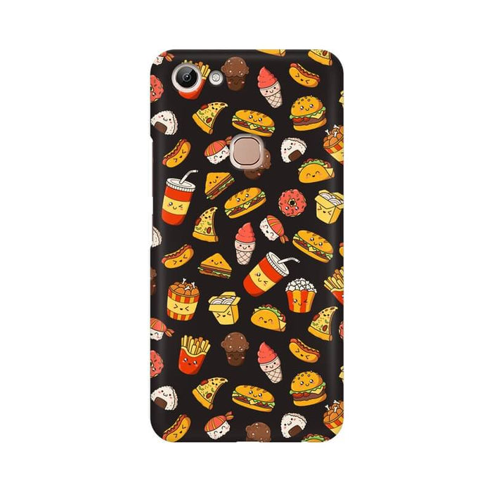 Foodie Abstract Designer Pattern Vivo Y81 Cover - The Squeaky Store
