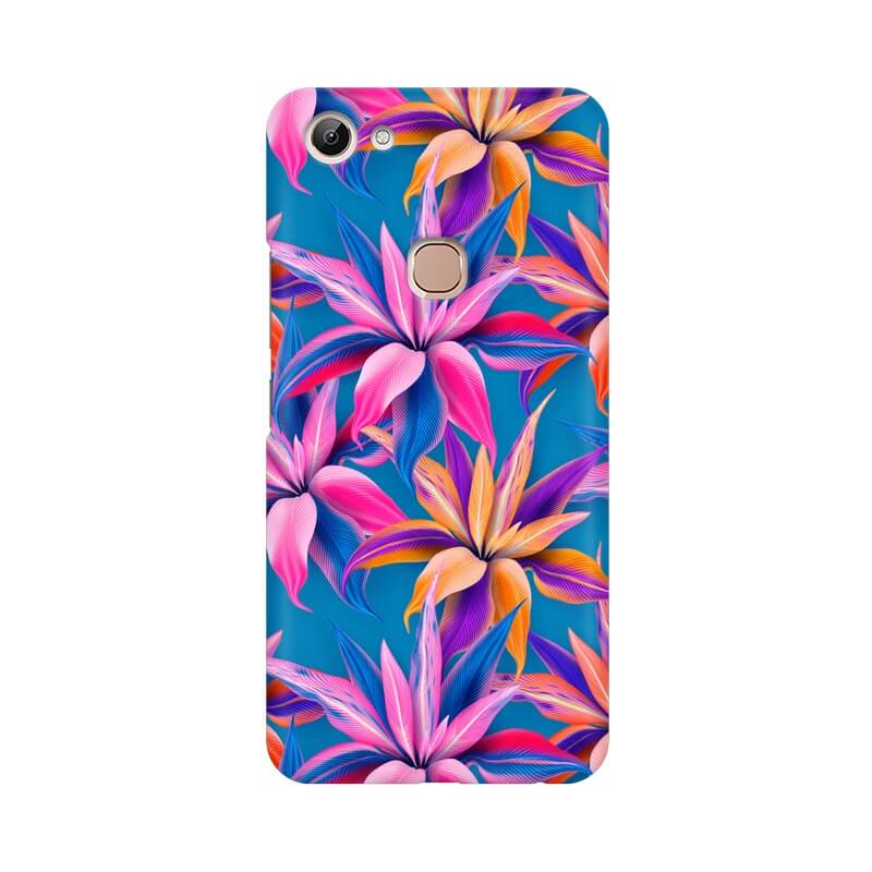 Leafy Abstract Designer Pattern Vivo Y83 Cover - The Squeaky Store