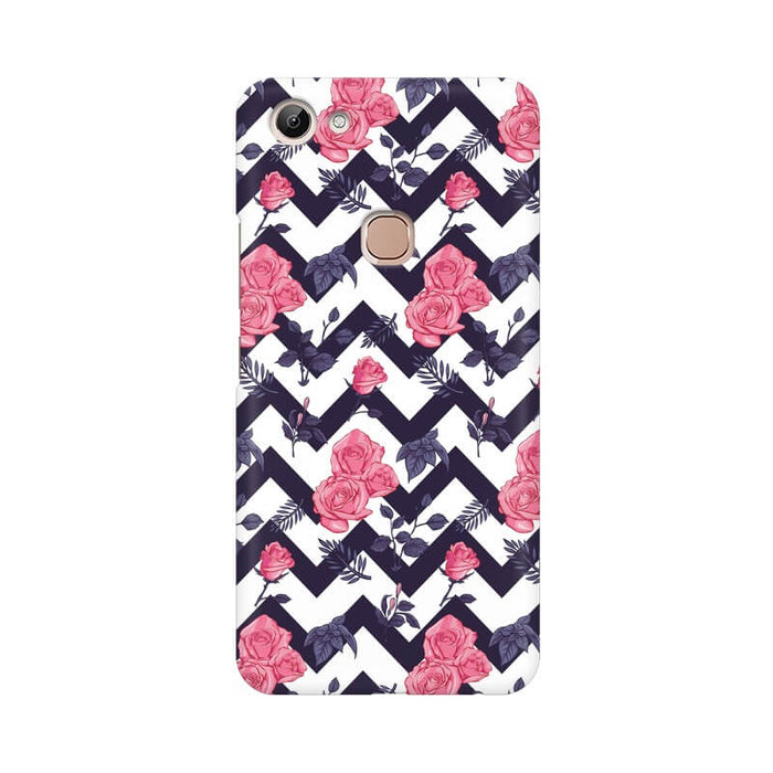 Zigzag Abstract Designer Pattern Vivo Y81 Cover - The Squeaky Store