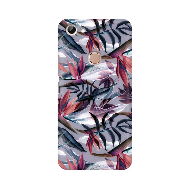 Leafy Abstract Designer Pattern Vivo Y83 Cover - The Squeaky Store