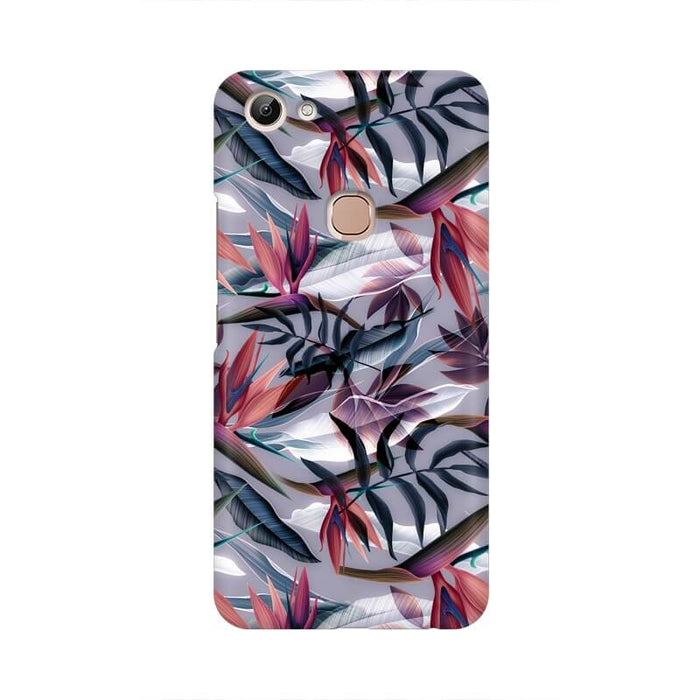 Leafy Abstract Designer Pattern Vivo Y81 Cover - The Squeaky Store