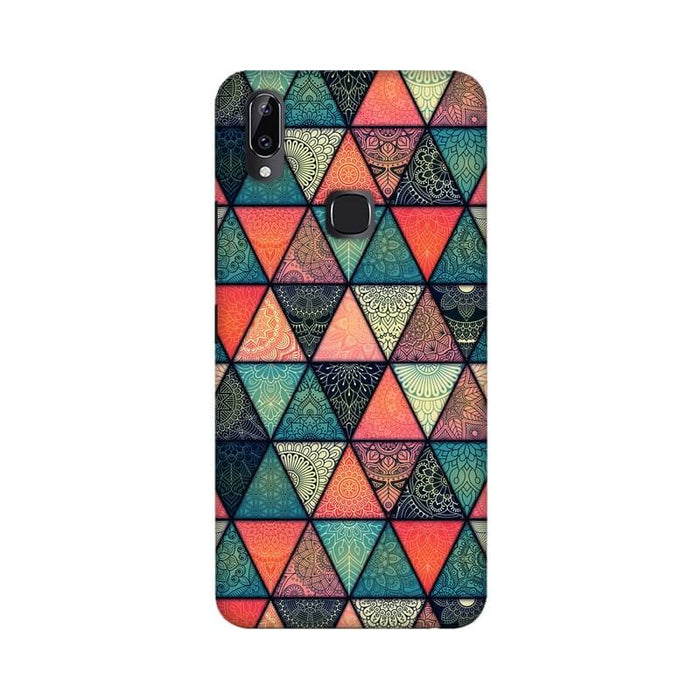 Triangular Colourful Pattern Vivo Y95 Cover - The Squeaky Store