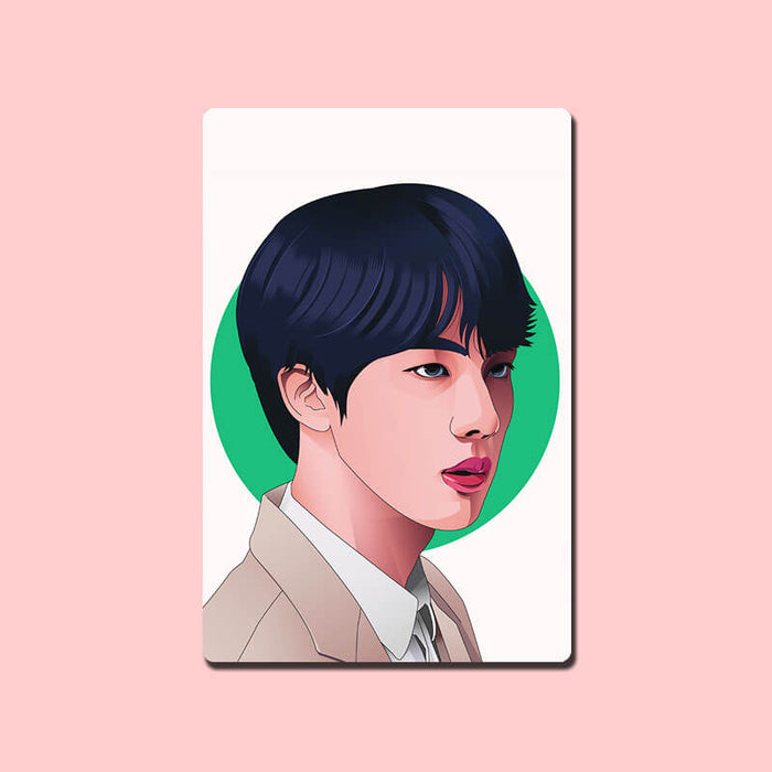 BTS Army Jungkook, Suga, J Hope, Kim Taehyung, Jin, Jimin, RM, BTS Band Singer, Music, K-pop, Korea Home Decor Designer Printed Fridge Magnet 35-thesqueakystore.myshopify.com