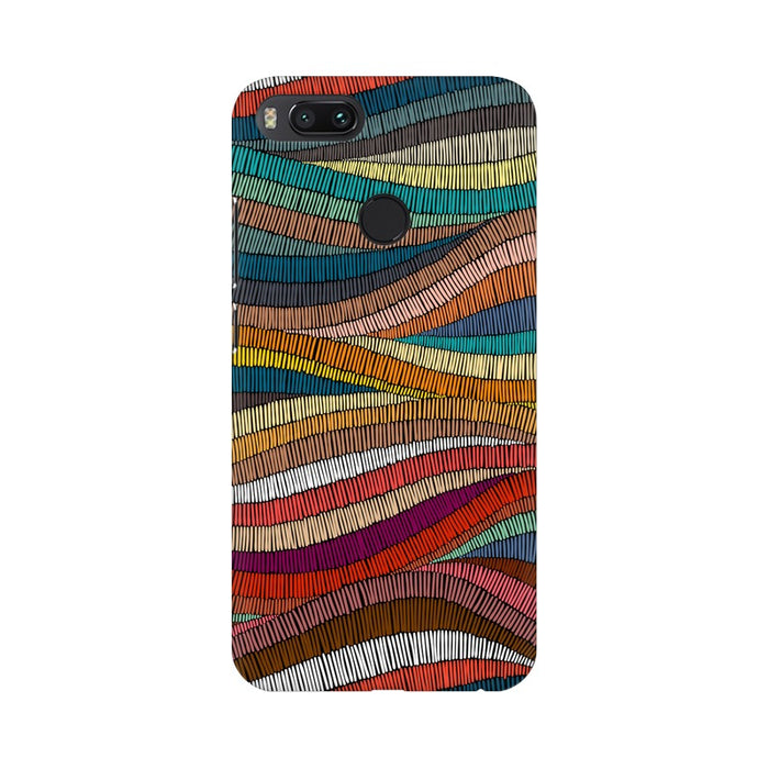 Colorful Abstract Wavy Pattern Xiaomi MI A1 Cover - The Squeaky Store