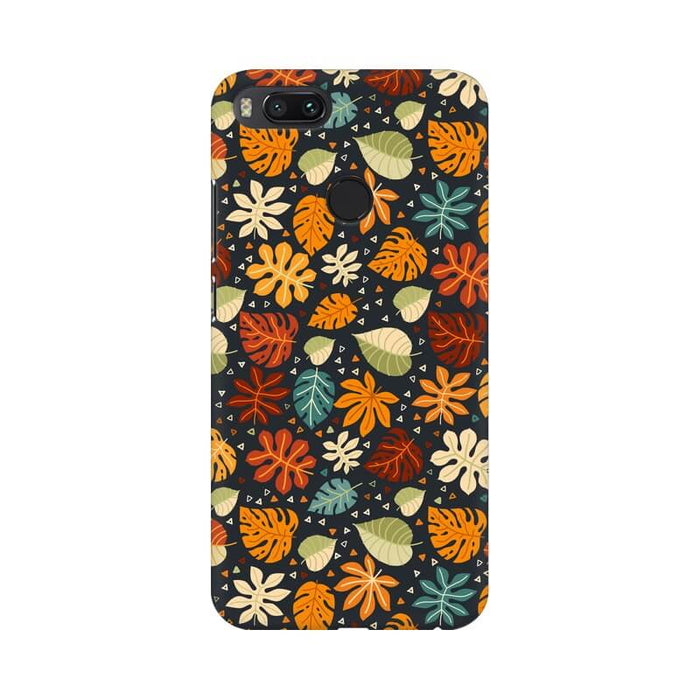 Leafy Abstract Pattern Redmi A1 Cover - The Squeaky Store