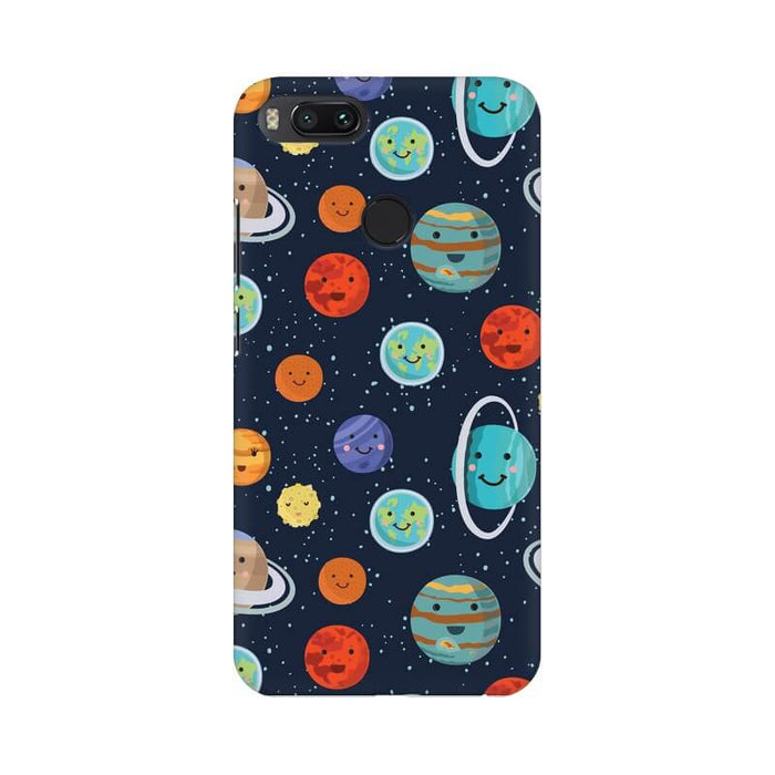 Planets Abstract Pattern Redmi A1 Cover - The Squeaky Store