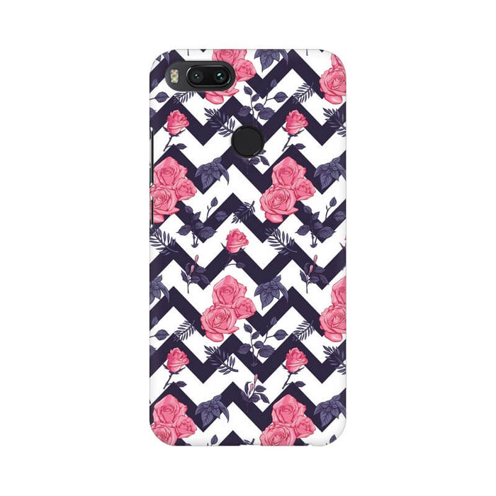 Zigzag Abstract Pattern Redmi A1 Cover - The Squeaky Store