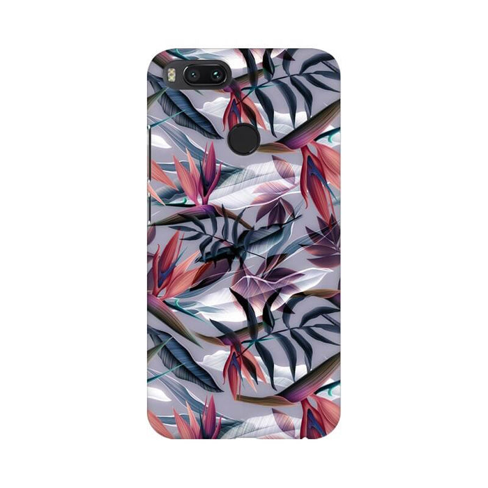 Leafy Abstract Pattern Redmi A1 Cover - The Squeaky Store