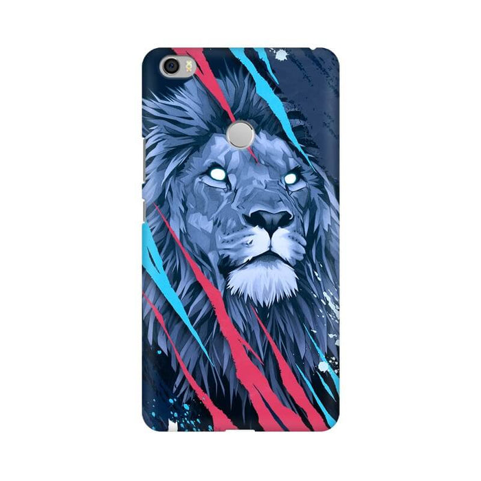 Abstract Fearless Lion Xiaomi MI MAX 2 Cover - The Squeaky Store