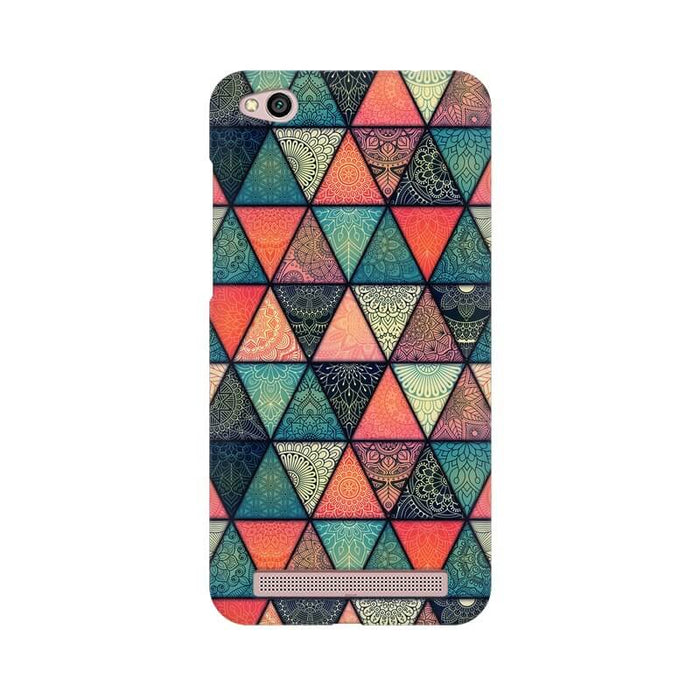 Triangular Colourful Pattern Xiaomi MI 5A Cover - The Squeaky Store