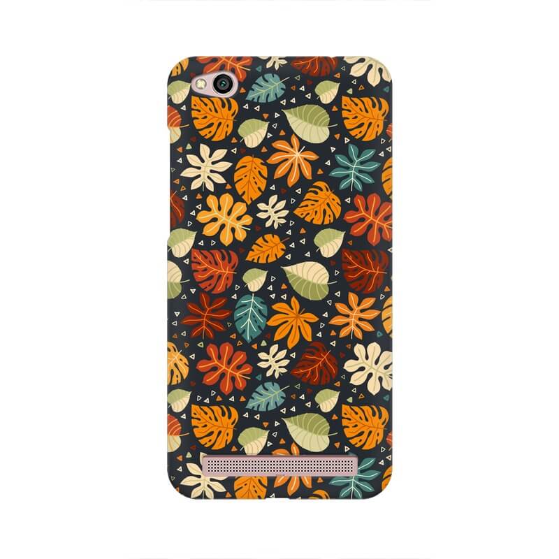 Leafy Abstract Pattern Designer Redmi 5A Cover - The Squeaky Store