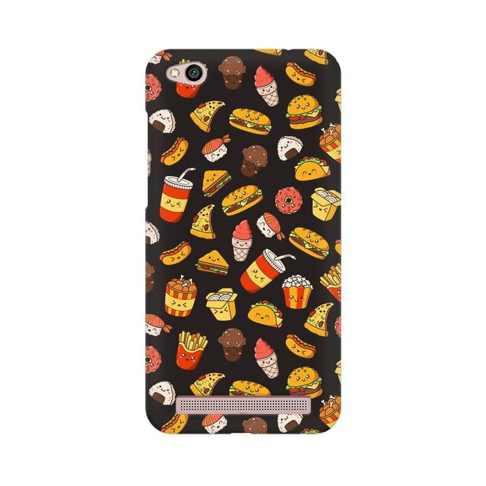 Foodie Abstract Pattern Designer Redmi 5A Cover - The Squeaky Store