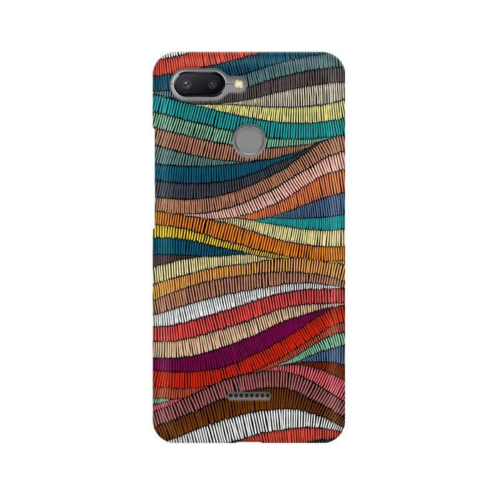 Colorful Abstract Wavy Pattern Xiaomi MI 6 Cover - The Squeaky Store