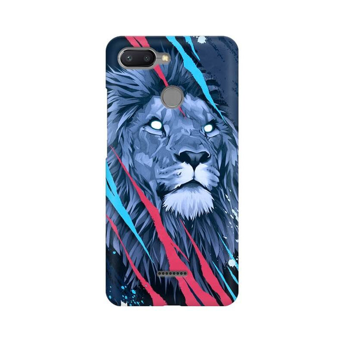 Abstract Fearless Lion Xiaomi MI 6 Cover - The Squeaky Store