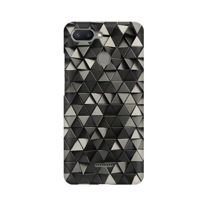 Triangular Abstract Pattern Designer Redmi MI 6 Cover - The Squeaky Store