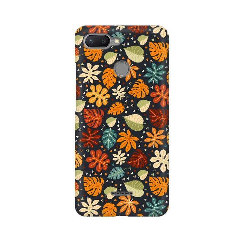 Leafy Abstract Pattern Designer Redmi MI 6 Cover - The Squeaky Store
