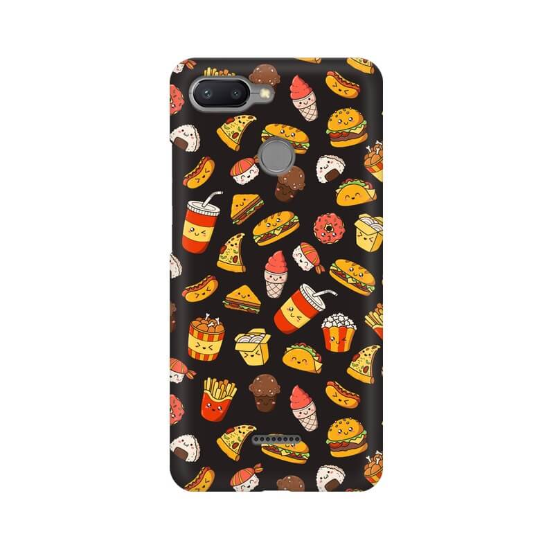 Foodie Abstract Pattern Designer Redmi MI 6 Cover - The Squeaky Store