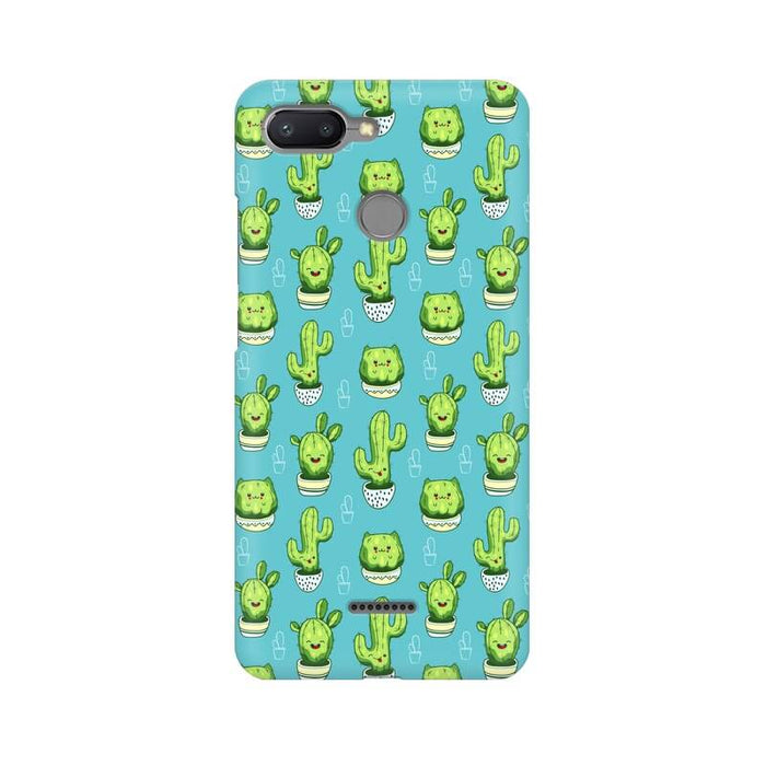 Kawaii Cactus Abstract Pattern Designer Redmi MI 6 PRO Cover - The Squeaky Store