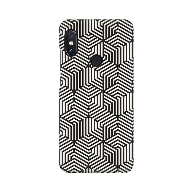 Abstract Optical Illusion Xiaomi MI 8 Cover - The Squeaky Store