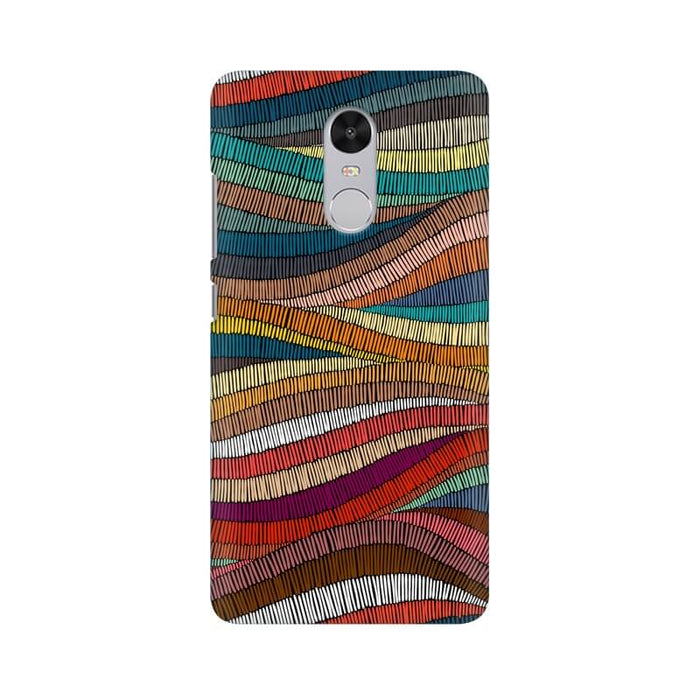 Colorful Abstract Wavy Pattern Xiaomi MI NOTE 4 Cover - The Squeaky Store