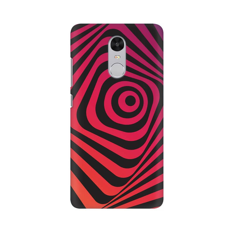 Optical Illusion Abstract Pattern Redmi Note 4 Cover - The Squeaky Store